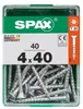 Spax Universalschrauben 4.0 x 40 mm TX 20 - 40 Stk. Produktbild-Vorschau 1