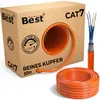 B.E.S.T. CAT 7 Netzwerkkabel 50 m Simplex S/FTP 10 Gbit/s Produktbild-Vorschau 1