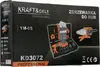 The image shows the packaging of a Kraft&Dele KD3072 Polyfusionsschweißgerät for plastic pipes. Produktbild-Vorschau