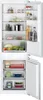 An open refrigerator with shelves stocked with food and drinks. Produktbild-Vorschau