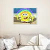 peinture par numéros avec cadre Peinture Bob l'éponge avec Voir les images du produit 2
