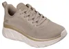 SKECHERS Bobs Flex Flying Damen Sneaker beige gold Textil Produktbild-Vorschau 18