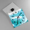 Wanduhr - Quadrat - Glasuhr - Abstraktion modern - 30x30cm Produktbild-Vorschau 2