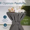 Housse pour table haute Beautissu Premium, Ø80-85 cm, Voir les images du produit 3