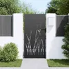 vidaXL Portail de jardin noir 85 x 175 cm Acier revêtu par Voir les images du produit 3