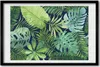 Bild 60x40 MDF-Rahmen, Wandkunst tropische Blätter Produktbild-Vorschau 1