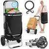 ELONEO Chariot d'achat pour escaliers avec compartiment Voir les images du produit 1