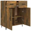 vidaXL Sideboard Räuchereiche 69,5x34x90 cm Holzwerkstoff - Produktbild-Vorschau 8