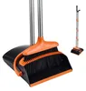 Relaxdays Besen und Kehrschaufel im Set, max. Länge 124 cm, Produktbild-Vorschau 1