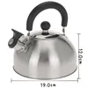 LS-LebenStil Edelstahl Flötenkessel 2,5L Camping Produktbild-Vorschau 2