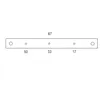 A diagram of a bathtub support foot with dimensions indicated. Produktbild-Vorschau