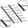 Two black metal wine racks mounted on a white background. Náhľad obrázku produktu