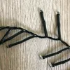 Close-up of a string of LED lights on a wooden surface. Produktbild-Vorschau