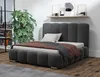 FURMEB GLAMOUR Polsterbett Bett mit Bettkasten Plsch Produktbild-Vorschau 2