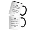 Tasse Schwarz Mama Wenigstens Keinen Hässlichen Sohn Lustig Produktbild-Vorschau 2