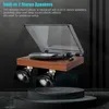 MzeliKing vinylový gramofon, retro gramofon, dřevěná stolní Náhled obrázku produktu 8