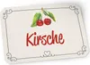 itenga 50 x Marmeladen Etikett Kirsche 4,5x3cm Landhausstil Produktbild-Vorschau 1