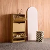 sweeek - Schuhschrank Holzdekor 3 Schubladen - Eichenfarben Produktbild-Vorschau 7