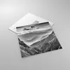 Bilder auf glas - Einteilig - Schwarzweiß Landschaft Berge Produktbild-Vorschau 2