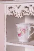 Clayre & Eef Tasse 200 ml Rosa Weiß Porzellan Blumen Produktbild-Vorschau 5