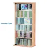 Holz CD DVD Stand Regal Vetro Glastür Produktbild-Vorschau 6
