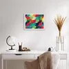 Gerahmtes Poster - Weißer Rahmen - Farben Räder Abstraktion Produktbild-Vorschau 6