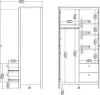 Madrid Kleiderschrank 199x103x59cm, 1 Tür, 1 Spiegeltür, 2 Produktbild-Vorschau 8