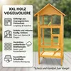 Mucola woliera dla ptaków z grzędami drewniana klatka dla Podgląd zdjęcia produktu 2