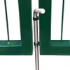 vidaXL Portail de jardin avec poteaux 350 x 120 cm Acier Voir les images du produit 3