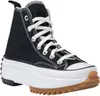 A black Converse Run Star Hike Jwa sneaker with white laces and a thick white sole. Náhled obrázku produktu