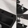 CECIPA Granitspüle Schwarz Küchenspüle Granit  Spülbecken Produktbild-Vorschau 17