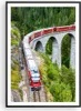 Gerahmtes Poster - Schwarzer Rahmen - Viadukt Landwasser Produktbild-Vorschau 1