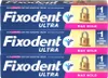 Fixodent Max Hold 3-pack | Fixačný krém na zubné náhrady Náhľad obrázku produktu 1