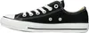 A side view of a black Converse All Star low-top sneaker. Voir les images du produit