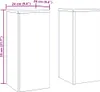 vidaXL Stojan na rostliny 2 ks stříbrný 24 x 24 x 55 cm Náhled obrázku produktu 8