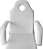 vidaXL Kosmetikstuhl Tragbar Kunstleder 185×78×76 cm Weiß Produktbild-Vorschau 3