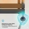 Heilmetz koupelnový radiátor 120x50cm antracit Elektrický Náhled obrázku produktu 8