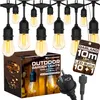 GIRLANDA ŚWIETLNA OGRODOWA Zewnętrzna 10M Żarówki 10+1 LED Podgląd zdjęcia produktu 1