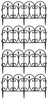ProGarden Palisade Zierzaun Gartenzaun Beetzaun 60x30 cm 4 Produktbild-Vorschau 14