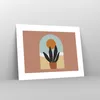 Poster - Poster ohne Rahmen - Minimalistisch Fenster Blume Produktbild-Vorschau 7