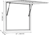 Finestra snack bar VEVOR (915 x 915 mm), finestra di Anteprima dell’immagine prodotto 8