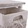 súprava 2 políc komoda s 3 zásuvkami na košíky 58x25x28cm, Náhľad obrázku produktu 4