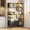 MODFU Küchenregal Stauraumregal Mit Steckdosenmodul Und LED Produktbild-Vorschau 3