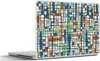 MuchoWow® Laptop Aufkleber Sticker Cover Muster - Linie - Produktbild-Vorschau 1