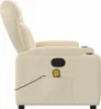 vidaXL Massagesessel Creme Stoff Produktbild-Vorschau 11