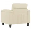 vidaXL Sessel Creme 60 cm Kunstleder Produktbild-Vorschau 5