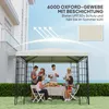 Outsunny náhradná strecha na altánok 3 x 3 m, nepremokavá Náhľad obrázku produktu 6