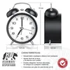 RELOJ DESPERTADOR BEARWARE, analógico, redondo, con luz, Vista previa de la imagen del producto 2