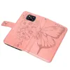 Xiaomi Poco X3 NFC Case, Butterfly Relief Flip Leather Case Voir les images du produit 7
