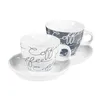 Flirt by R&B CORNELLO, 0,18 l, Grau, Porzellan, Cappuccino, Produktbild-Vorschau 8
